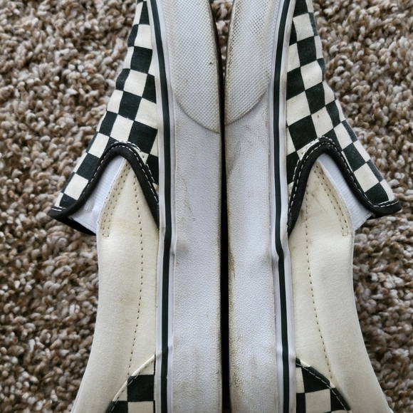 Vans black and white checkered slip on - Picture 1 of 4